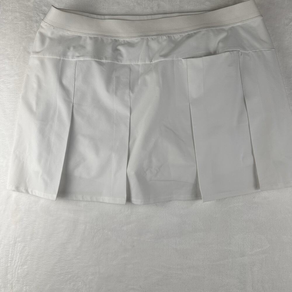 RLX Ralph Lauren Women's Golf Skort Stretch Moisture Wicking White LARGE NWT - Picture 3 of 6